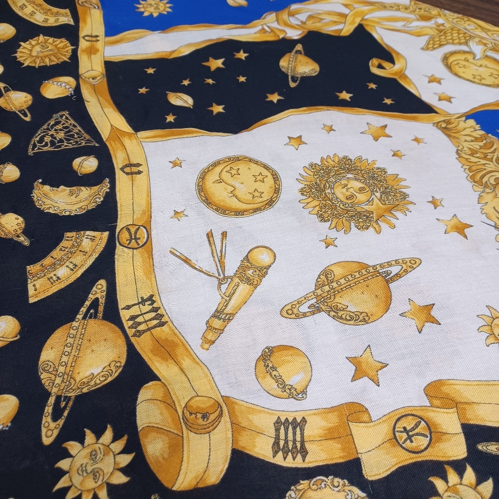 Sun & Moon Celestial Pareo Scarf - LARGE - Picture 3 of 10